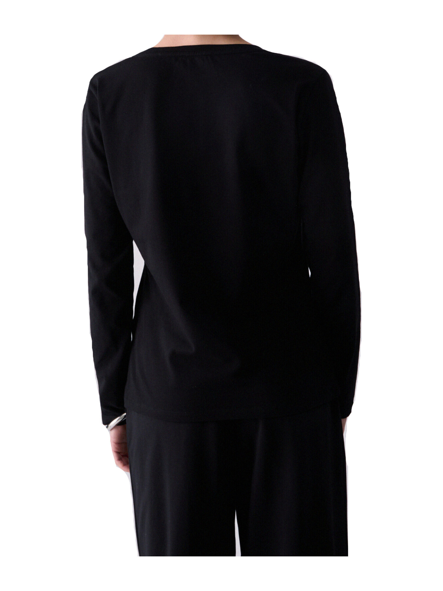 t-shirt-a-maniche-lunghe-liu-jo-da-donna-nera-51576b