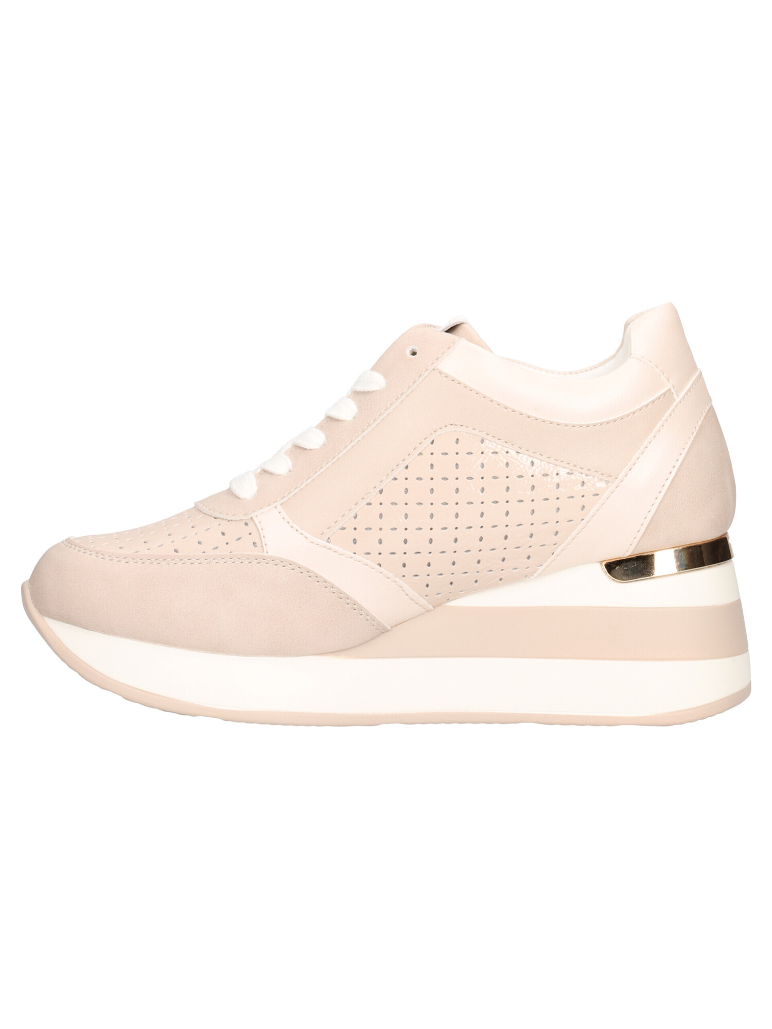 scarpa-casual-con-zeppa-gold-and-gold-da-donna-beige