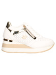 scarpa-casual-con-zeppa-gold-and-gold-da-donna-bianca