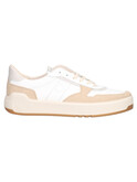 sneaker devisal da uomo bianca e beige