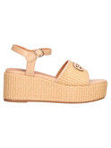 sandalo con zeppa 4us by paciotti da donna beige