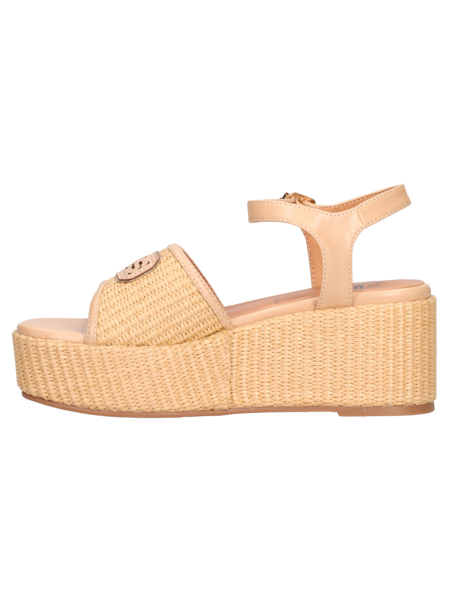 sandalo-con-zeppa-4us-by-paciotti-da-donna-beige-a53f4e