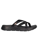ciabatta infradito skechers go walk da donna nera