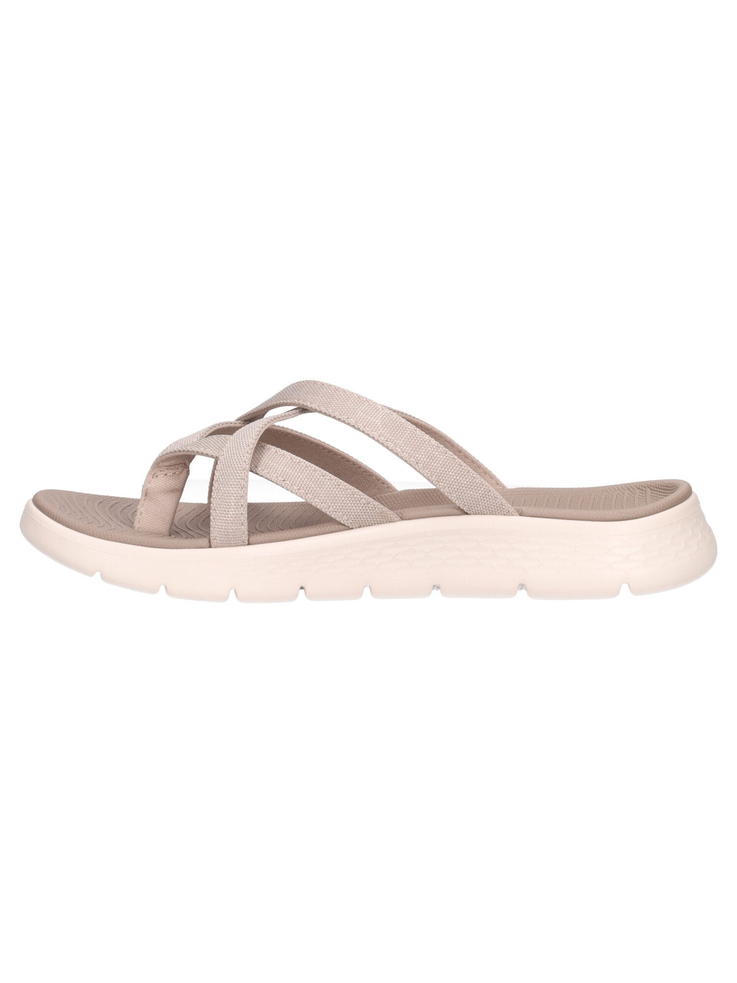 ciabatta-infradito-skechers-go-walk-da-donna-taupe