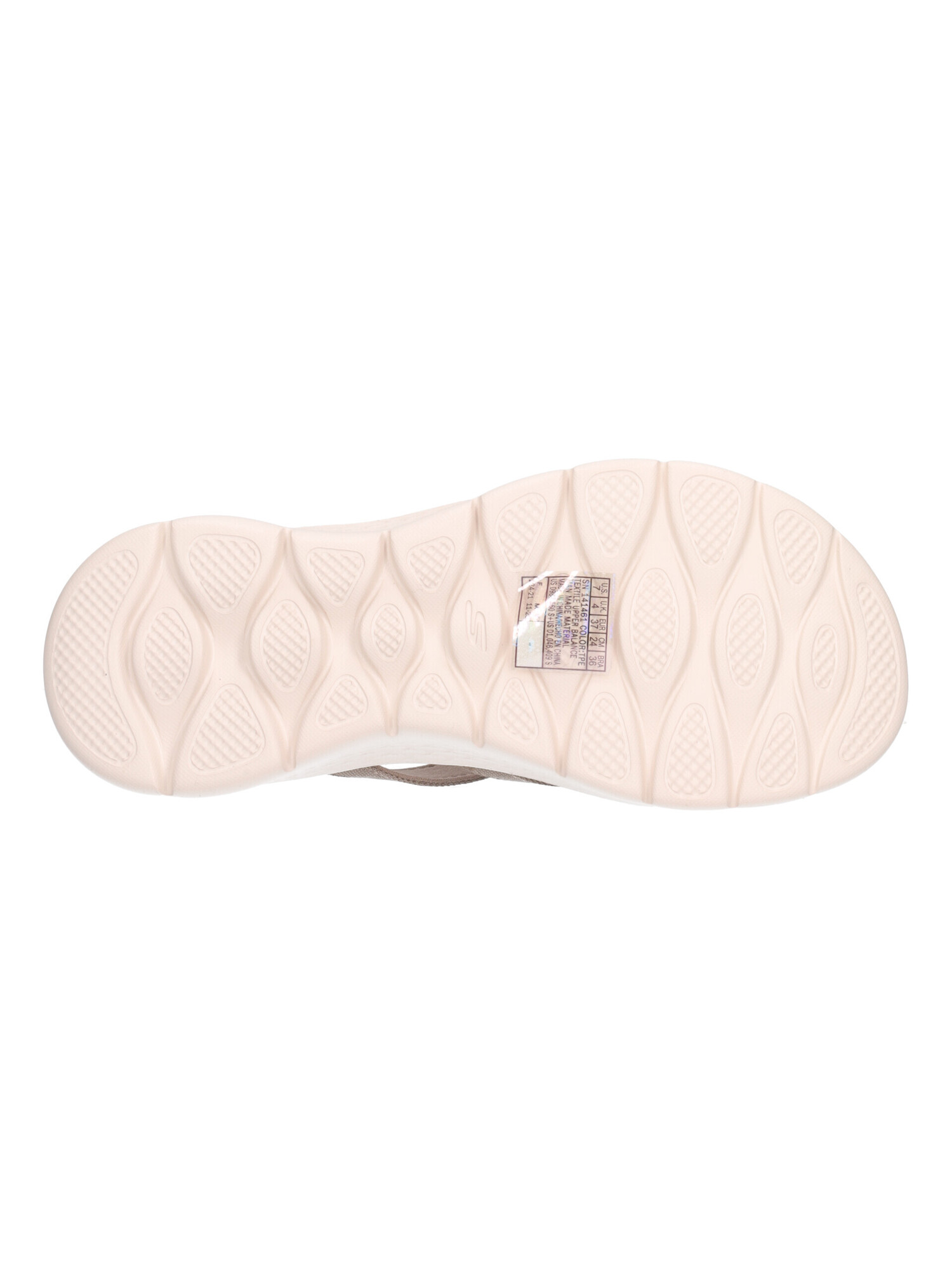 ciabatta-infradito-skechers-go-walk-da-donna-taupe