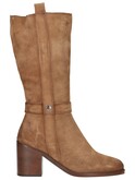 stivale tacco largo carmela da donna taupe