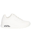 sneaker skechers uno da donna bianca