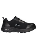 scarpa da lavoro skechers arch-fit da uomo nera