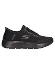 sneaker-skechers-slip-ins-go-walk-vegan-da-uomo-nera-ed90b1