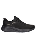sneaker skechers slip-ins bobs vegan da donna nera