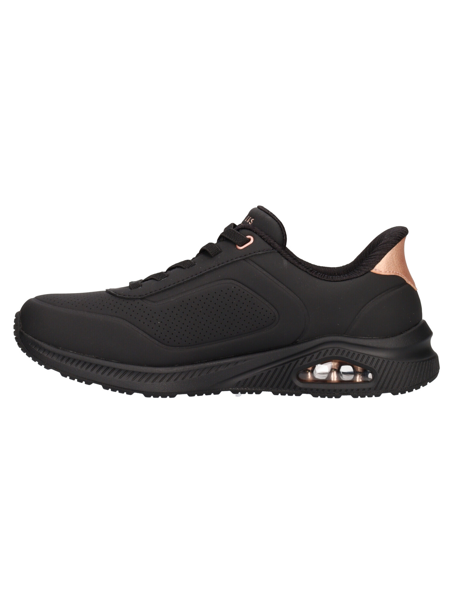 sneaker-skechers-slip-ins-archfit-da-donna-nera