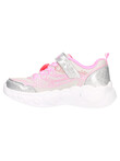 sneaker-skechers-heart-lights-da-bambina-argento