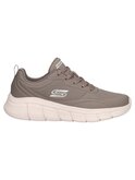 sneaker skechers bobs da uomo taupe