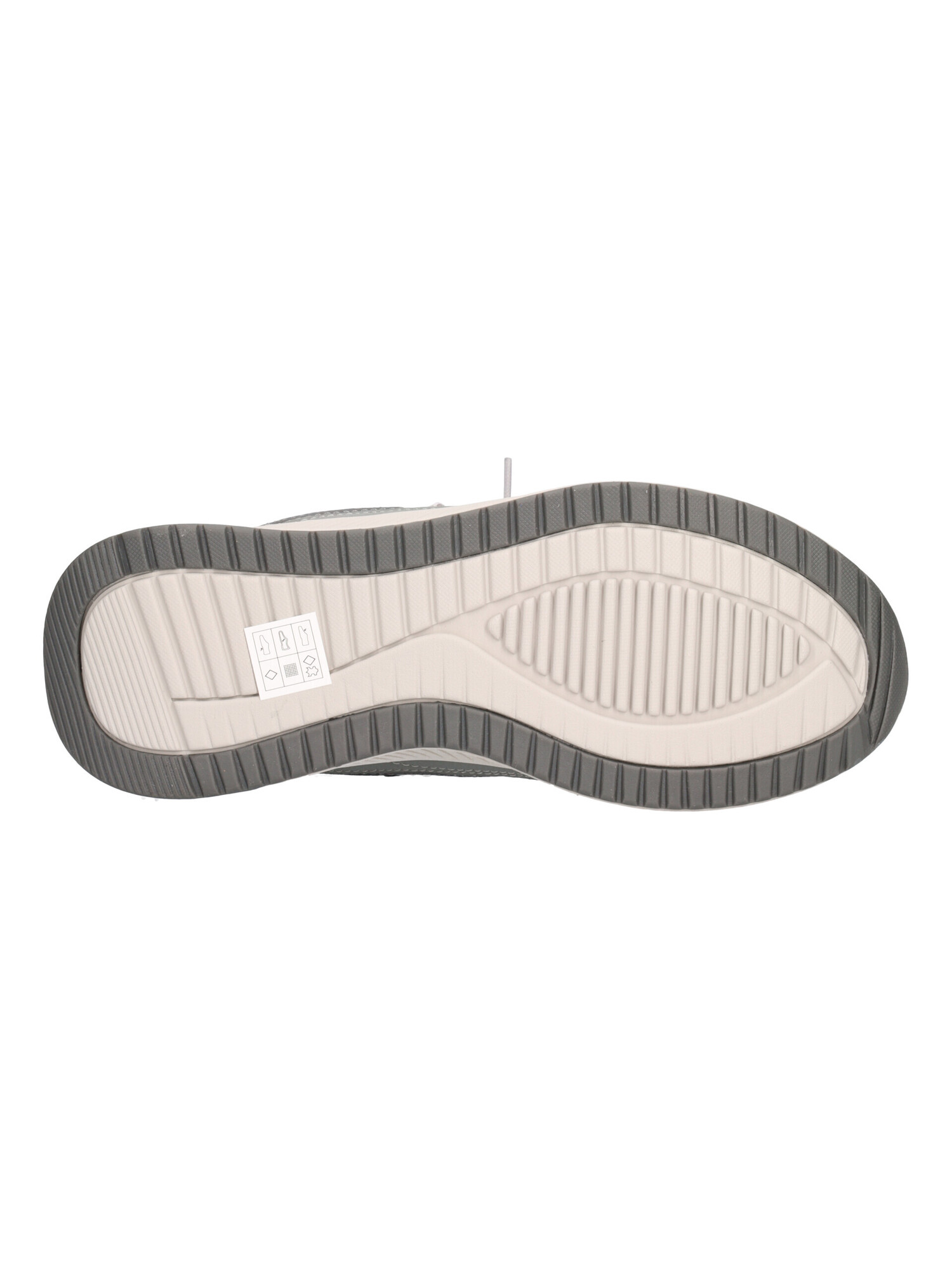 sneaker-skechers-bobs-slip-ins-da-uomo-grigia