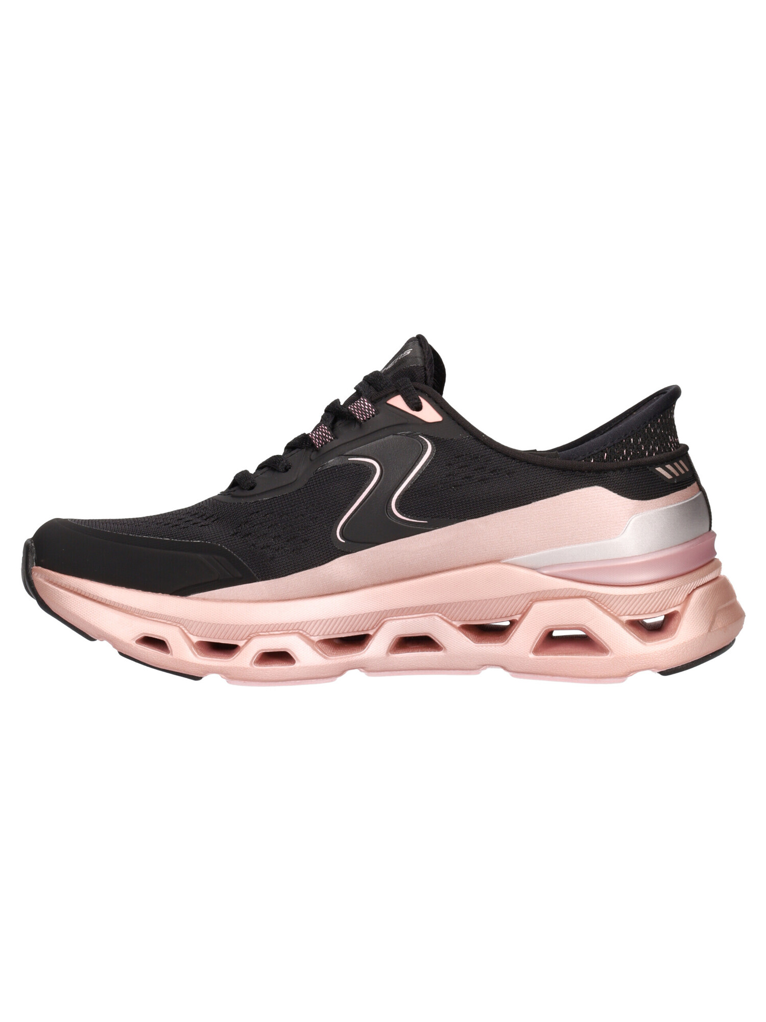 sneaker-skechers-slip-ins-glide-step-da-donna-nera