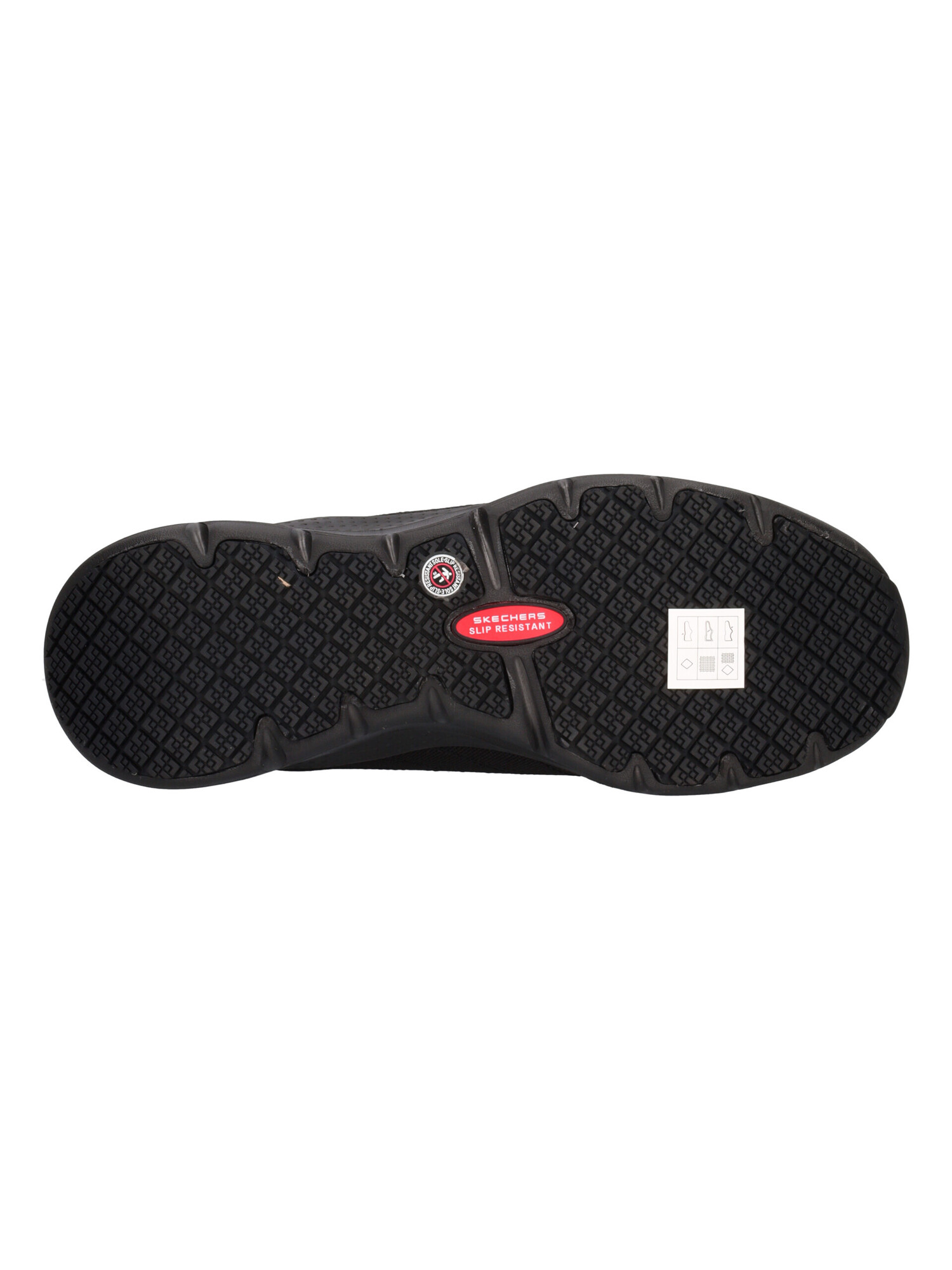 scarpa-da-lavoro-skechers-archfit-da-donna-nera