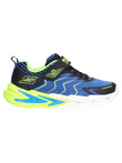 sneaker-skechers-lights-da-bambino-blu-nera-e-lime