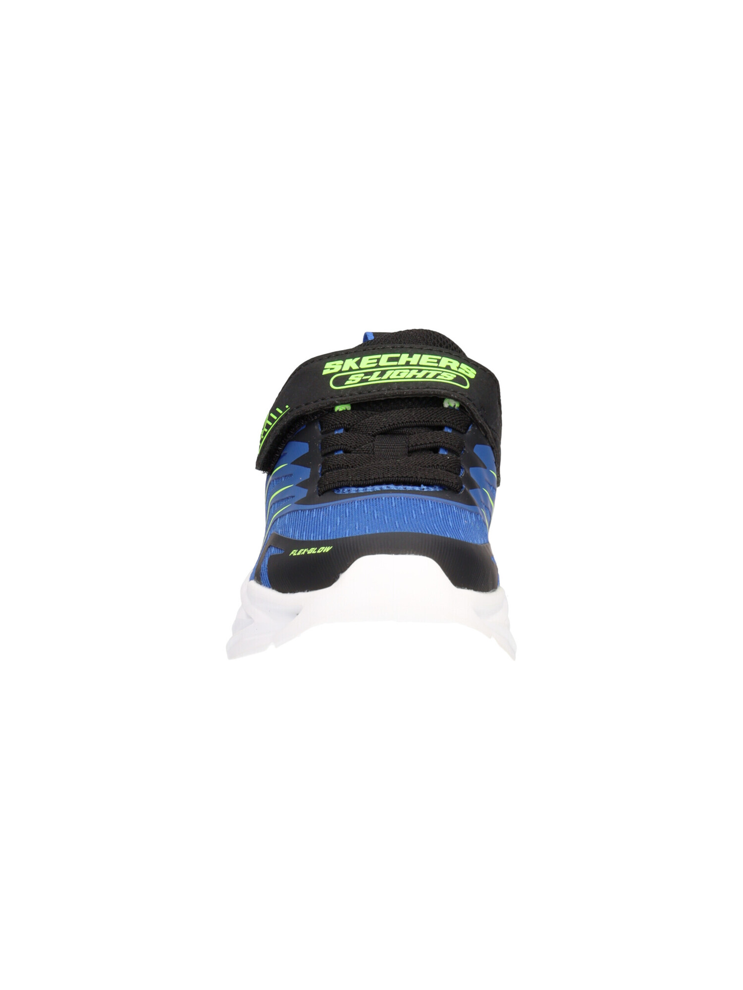 sneaker-skechers-lights-da-bambino-blu-nera-e-lime