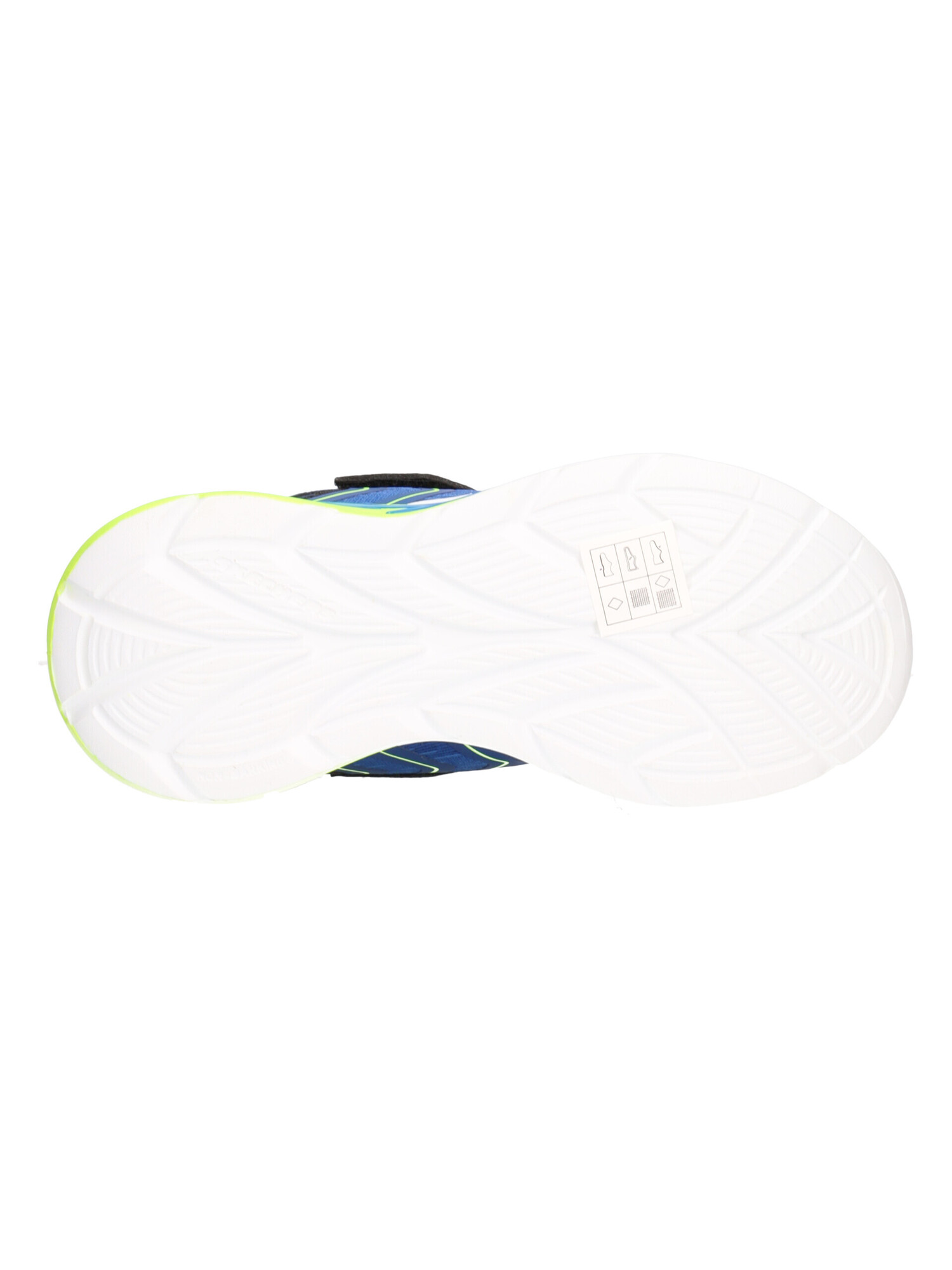 sneaker-skechers-lights-da-bambino-blu-nera-e-lime
