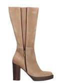 stivale con tacco largo feeling da donna taupe