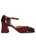 scarpa con tacco largo liviana da donna testa di moro