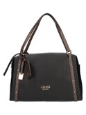 borsa shopping liu jo da donna nera