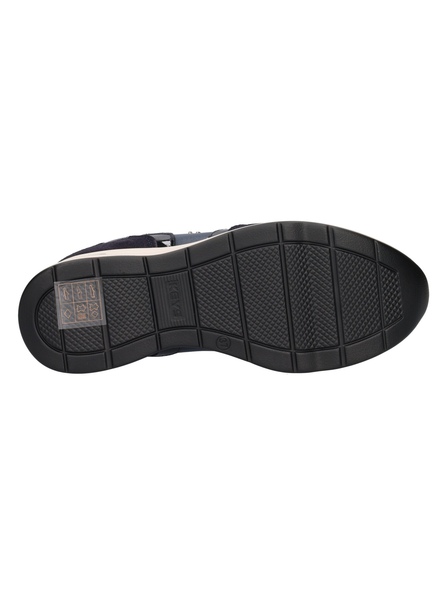 sneaker-con-zeppa-keys-da-donna-blu