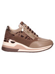sneaker-con-zeppa-keys-da-donna-marrone