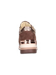 sneaker-con-zeppa-keys-da-donna-marrone