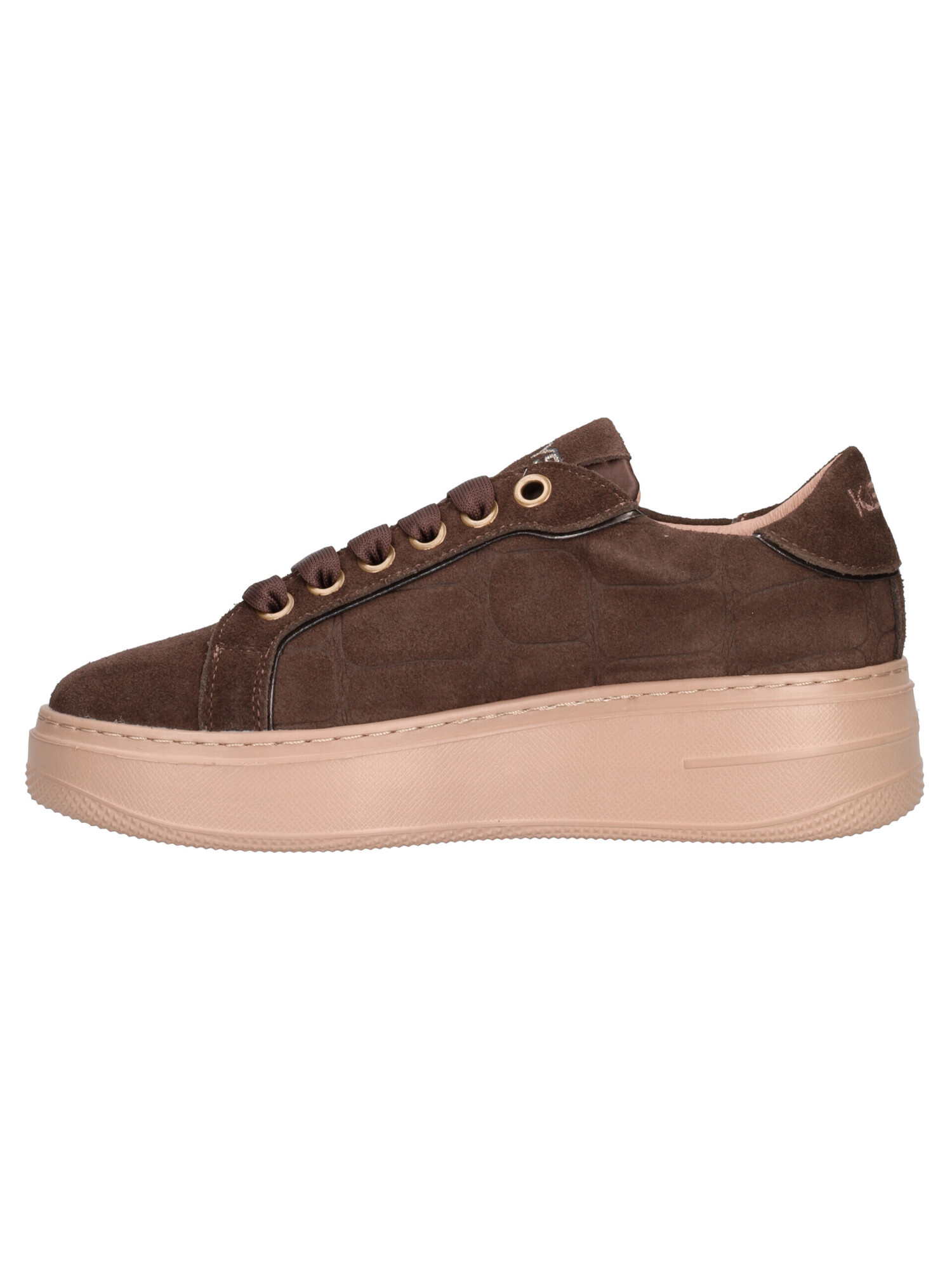 sneaker-platform-keys-da-donna-marrone