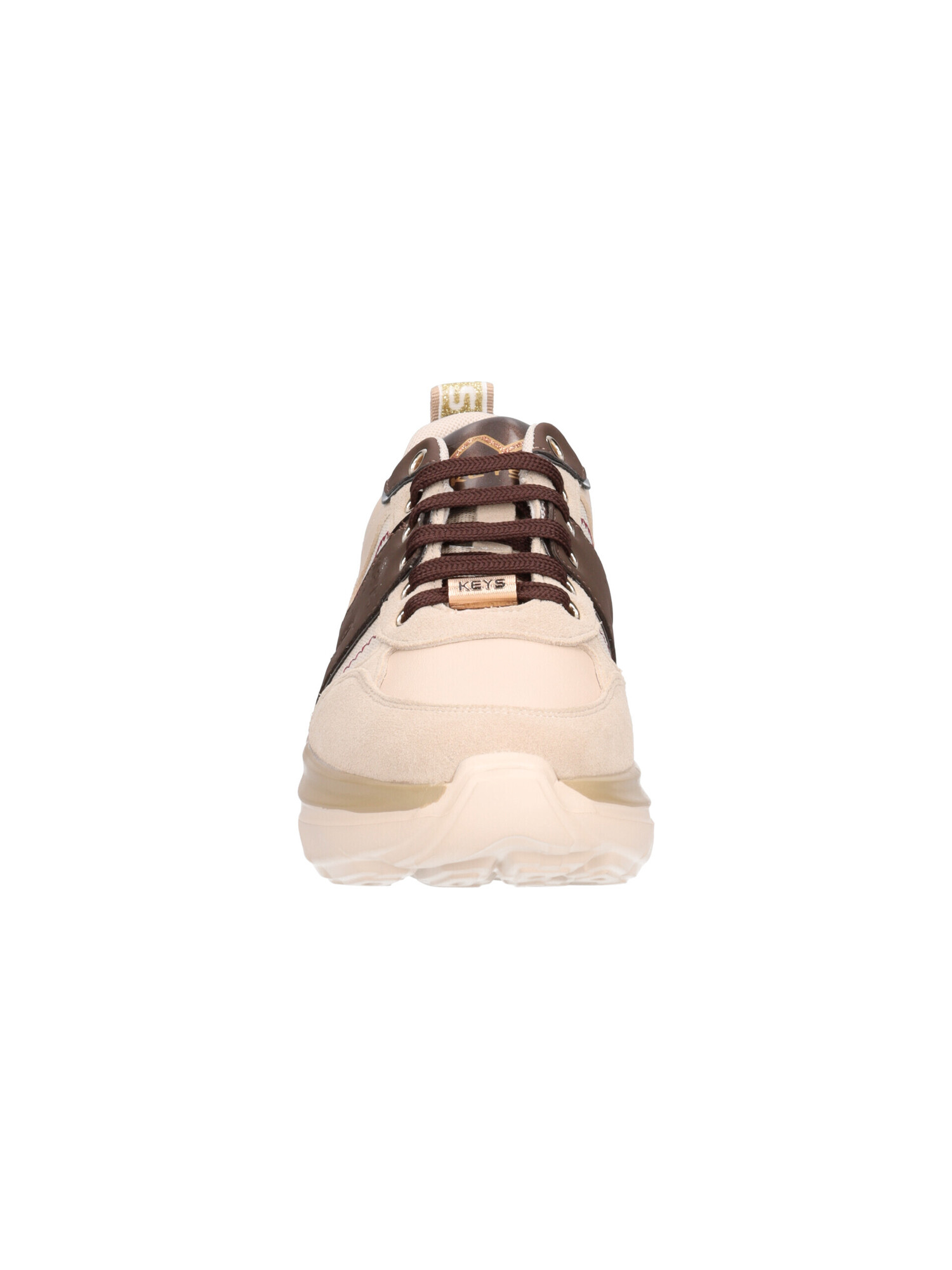 sneaker-con-zeppa-bassa-keys-da-donna-beige