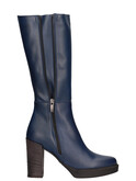 stivale con tacco largo feeling da donna blu
