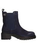 stivaletto con tacco largo keys da donna blu