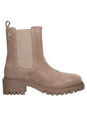 stivaletto con tacco largo keys da donna taupe