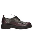scarpa-stringata-liviana-da-donna-verde-e-bordeaux