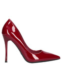 decollete con tacco fino marina torres da donna rosso/bordeaux
