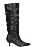 stivale con tacco fino cristin da donna nero