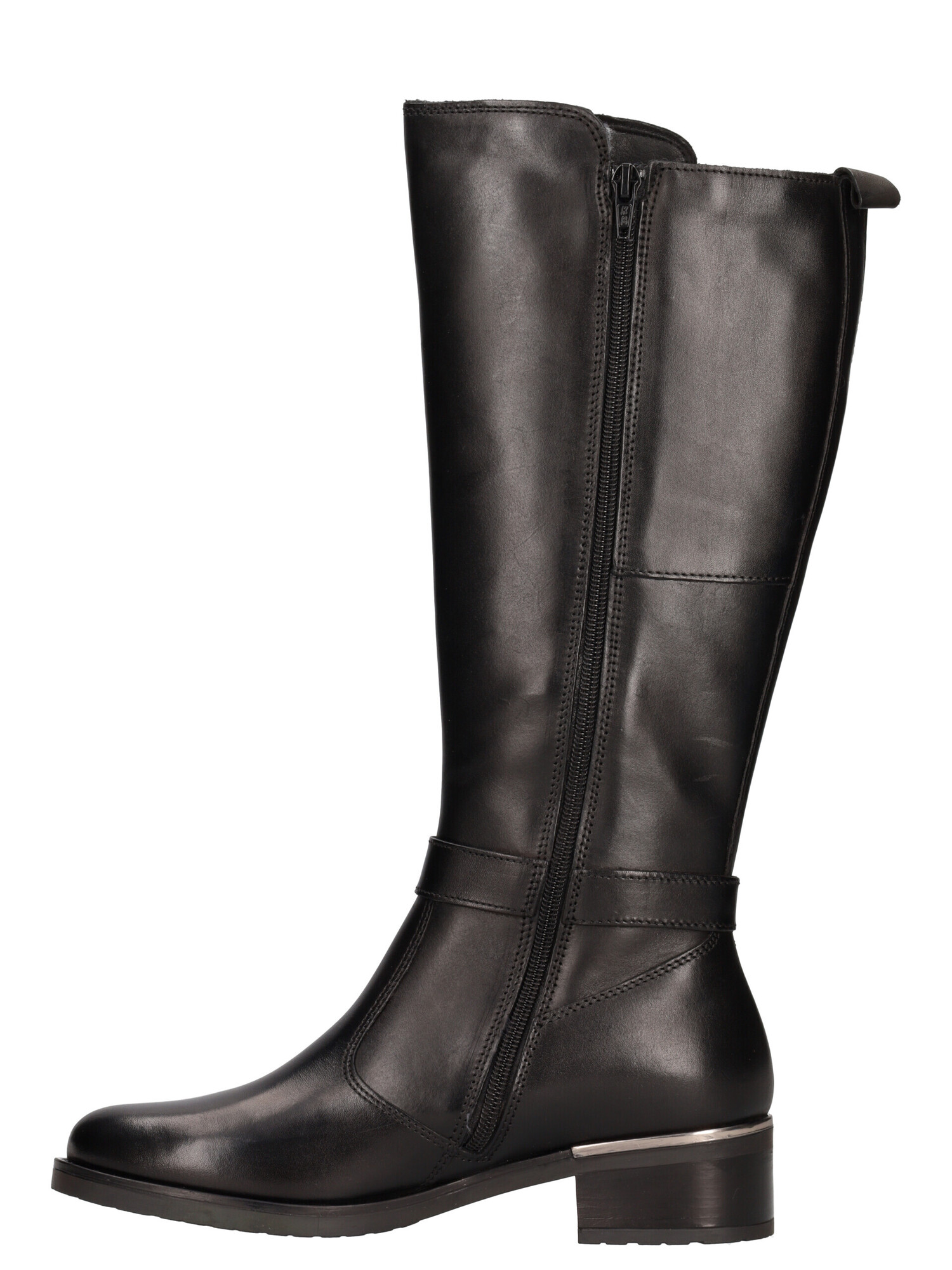 stivale-con-tacco-basso-valleverde-da-donna-nero