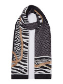 foulard liu jo da donna nero