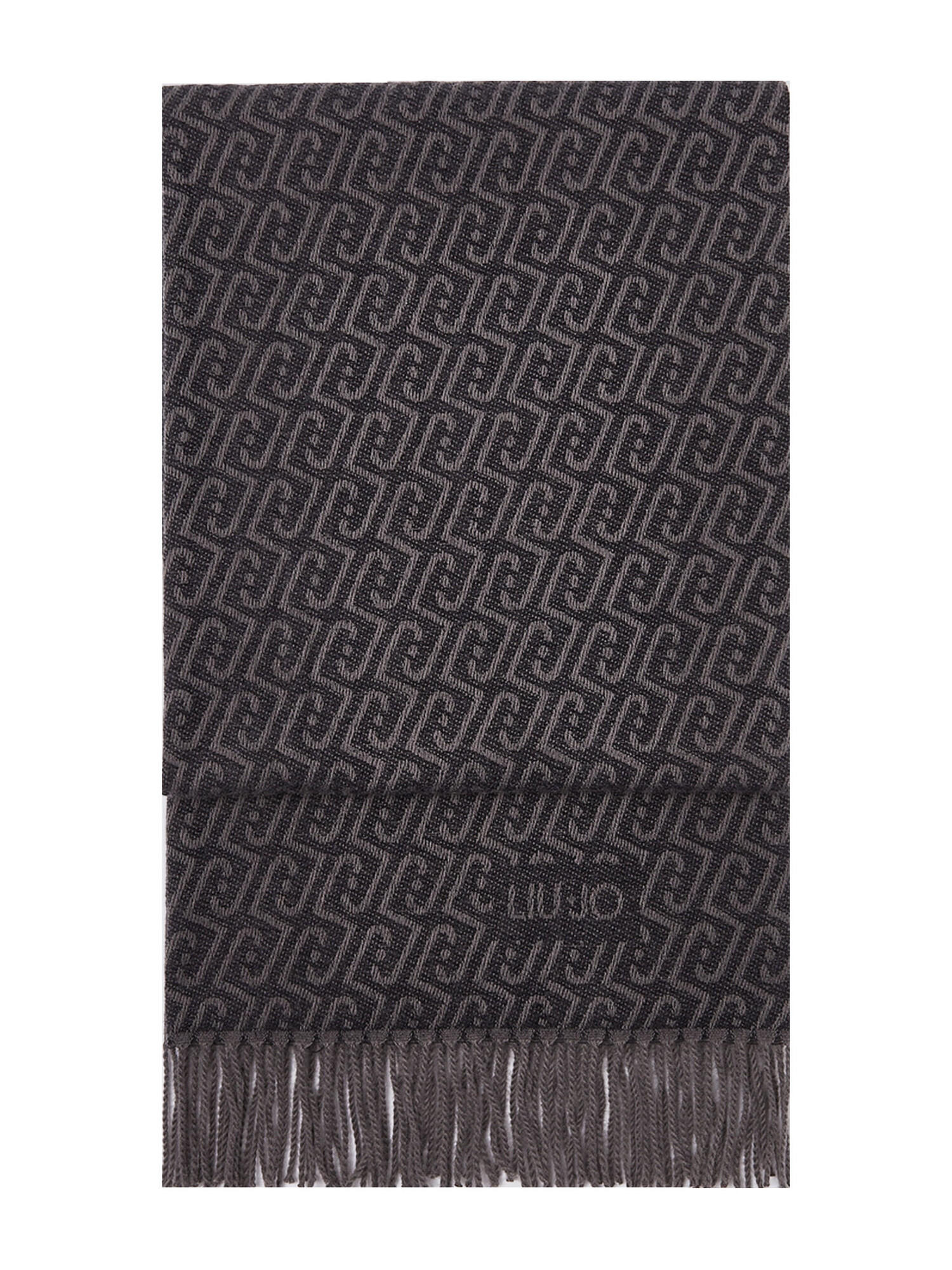 sciarpa-monogram-liu-jo-da-donna-nera