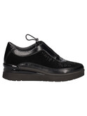 scarpa casual con zeppa stonefly cream 70 da donna nera