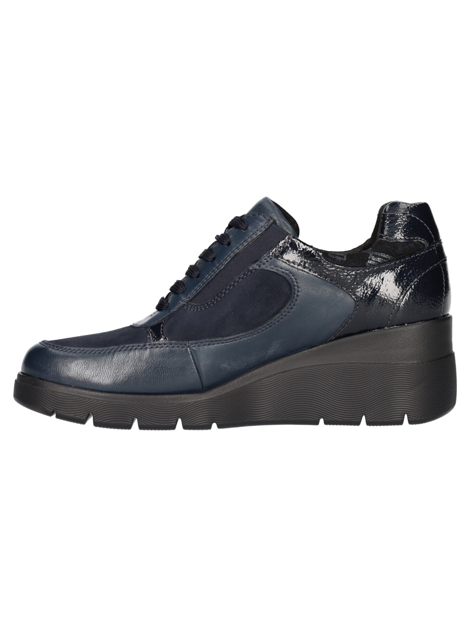 scarpa-casual-con-zeppa-melluso-walk-da-donna-blu-333f16