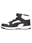 sneaker-puma-rebound-da-bambino-bianca-e-nera-ee6543